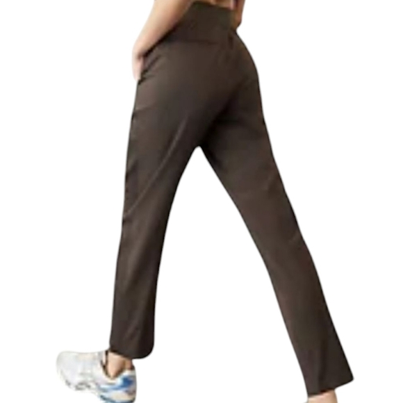 Athleta | Women's Gray/ Purple Athletic Brooklyn Mid Rise Ankle Pants (Size 16T) - Picture 16 of 16